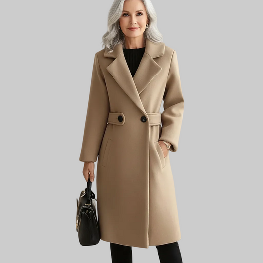 Clara - Wool Coat with Belt