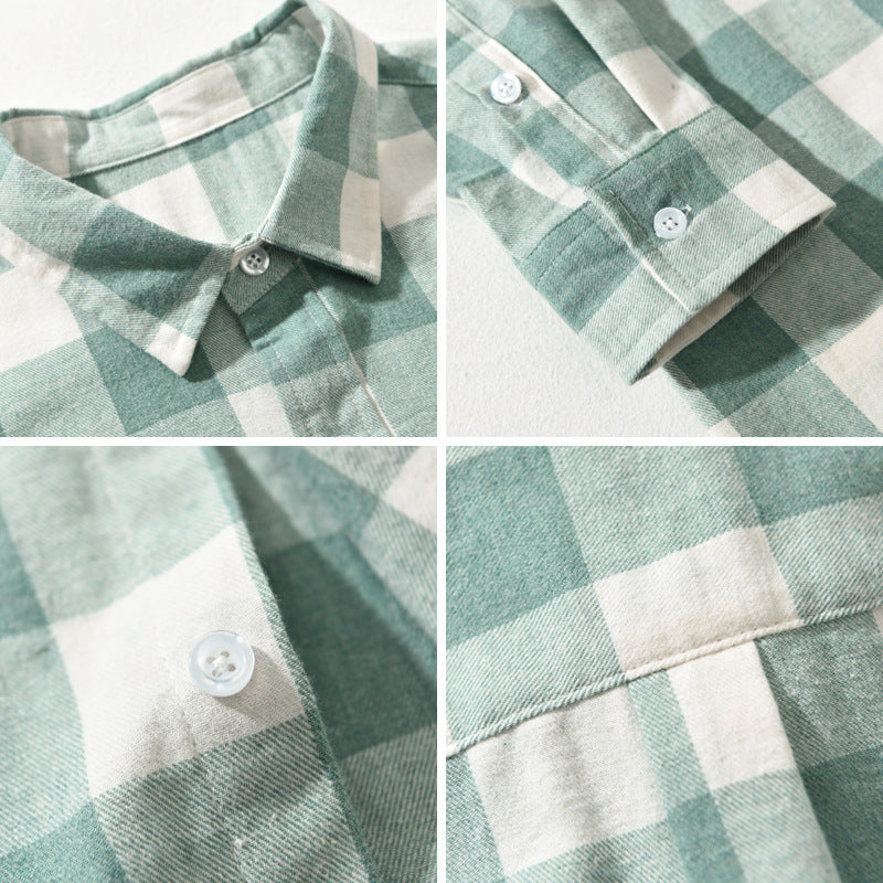 Henry – Premium Cotton Plaid Shirt
