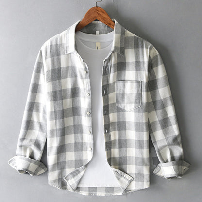 Henry – Premium Cotton Plaid Shirt